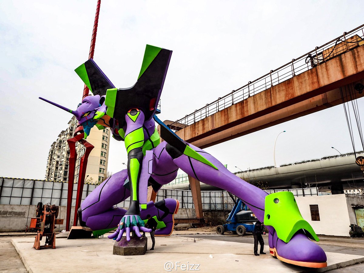 Shanghai Launches The Tallest Evangelion Statue In The World